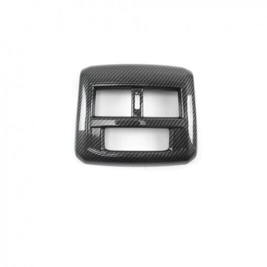 For Volkswagen Atlas 2018 2019-2021 Carbon Fiber Rear Air Outlet Vent Frame Trim