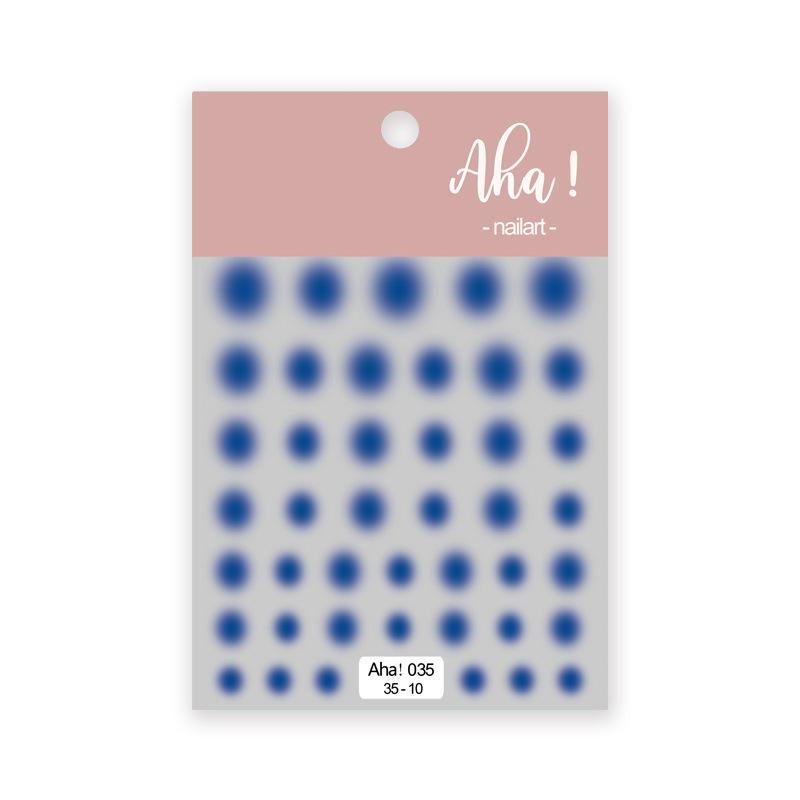 Xiaohongshu Nail Art Adhesive Sticker Smudge Gradual Change Blush Nail Decoration Solid Color Girl Nail Art Sticker