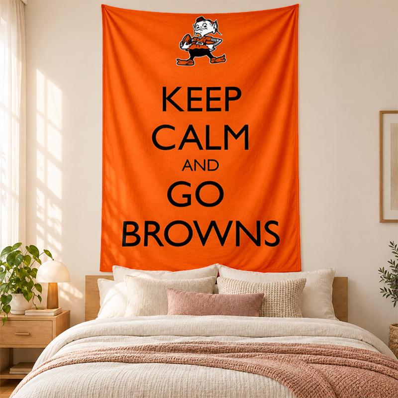 Cleveland Browns Tapestry highquality for decorating living room bedroom dorm walls ideal as bedroom wallart orholiday gift