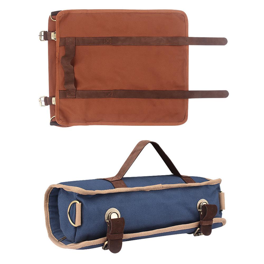Bar Bartender Carrying Bag Creative Bartender Canvas Toolkit Pack Tools Cocktail Shaker Set Storage Bag Only