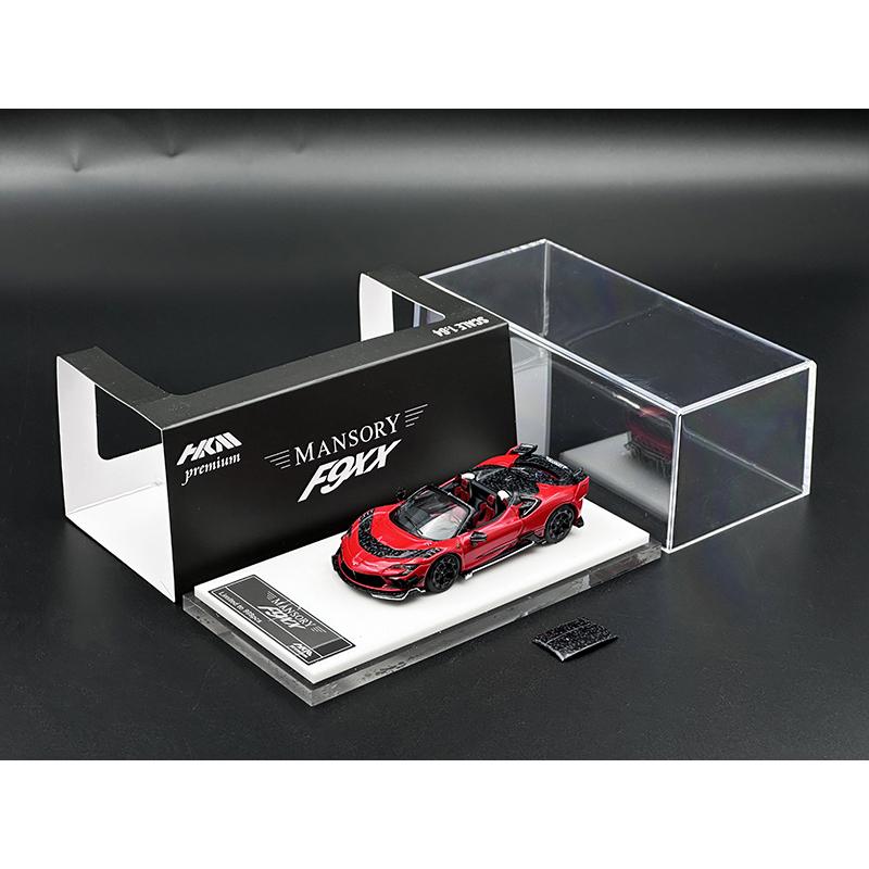 HKM In Stock 1:64 SF90 F9XX Modified Version Diecast Diorama Super Car Model