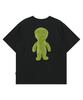 HOODHOOD Alien Graphic Short Sleeve T-Shirt Black