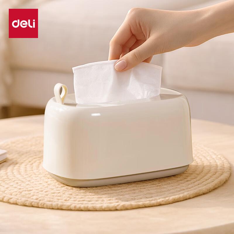 Deli INS Style Spring-Loaded Tissue Box
