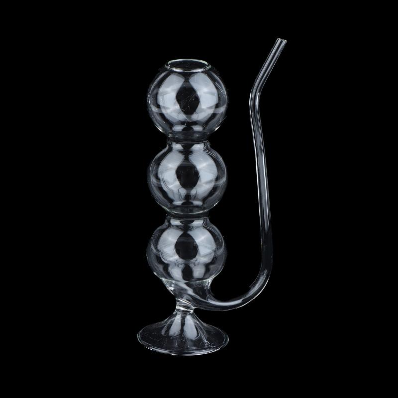 Borosilicate Glass Cocktail Cups With Built In Straw Transparent Design Perfect For Home Bar Parties Beverage Serving
