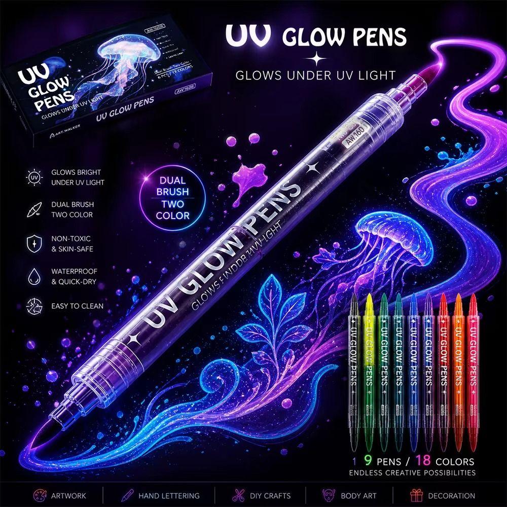 Multifunctional Drawing Art Pen Professional Paint Brushes Set Gift Face Body Art Paint Paintbrush