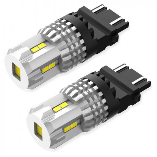 2x 3157 3156 3020SMD Светодиодная Лампа Заднего Хода, Габаритного Огня, Стоп-Сигнала, Парковочного Света 6000K Супер Белый
