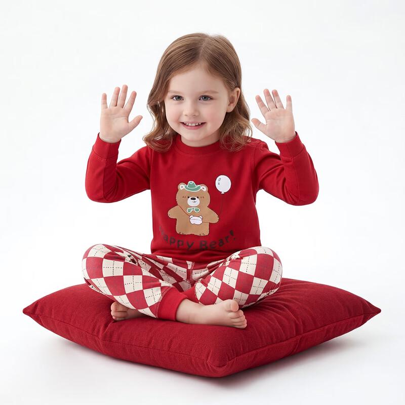 Детский унисекс термобелье Bambadoudi, 7A, антибактериальное, из чистого хлопка, комплект 140