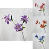 Artificial Lilium Brownii Var Viridulum Flower Garland For Wedding Decor And Photography Props With Handmade Silk Material