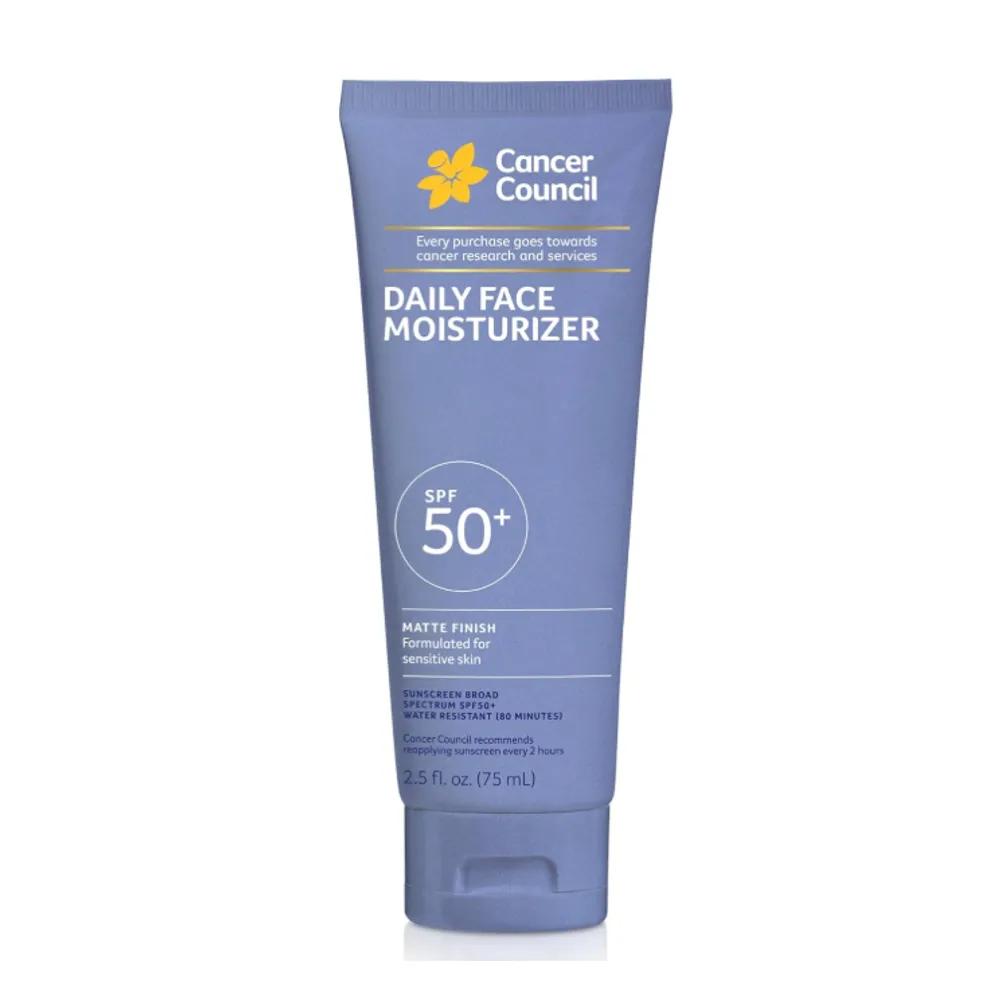 Cancer Council Australia Daily Moisture Waterproof Sunscreen 75ml Fragrance-Free SPF50
