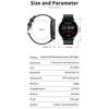 Waterproof Smart Watch Long Battery Life Blood Pressure Oxygen Monitor Outdoor Sports Fitness Tracker
