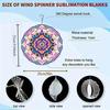 3D Metal Wind Spinner - Vibrant Mandala Art Garden Decor | Outdoor Wind Chime for Patio, Yard | No Electricity Kinetic