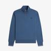 Fred Perry [baseline] Half Zip Sweatshirt   Midnight Blue Afpm2433574 W98