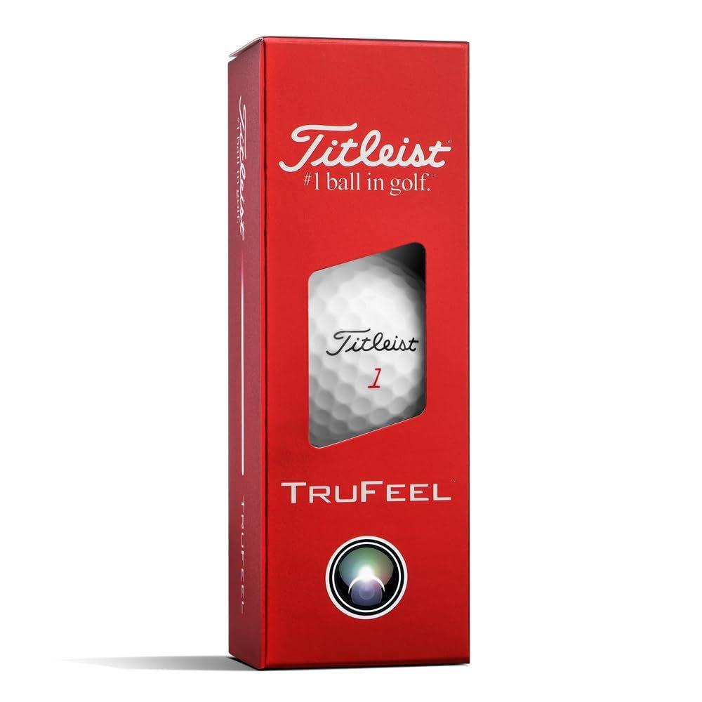 Titleist TruFeel Golf Balls White 1 Sleeve containing 3 Balls