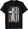 Faith Family Freedom USA Flag Graphic Unisex T-Shirt