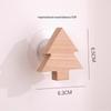 Creative Beech Wood Adhesive Hooks – Funny Animal Design Coat & Hat Hooks for Behind-the-Door Use