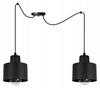 MODERN CEILING HANGING LAMP BLACK LED LAMP