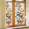 Lebendige Aquarell Magnolie Heimdeko Fensteraufkleber