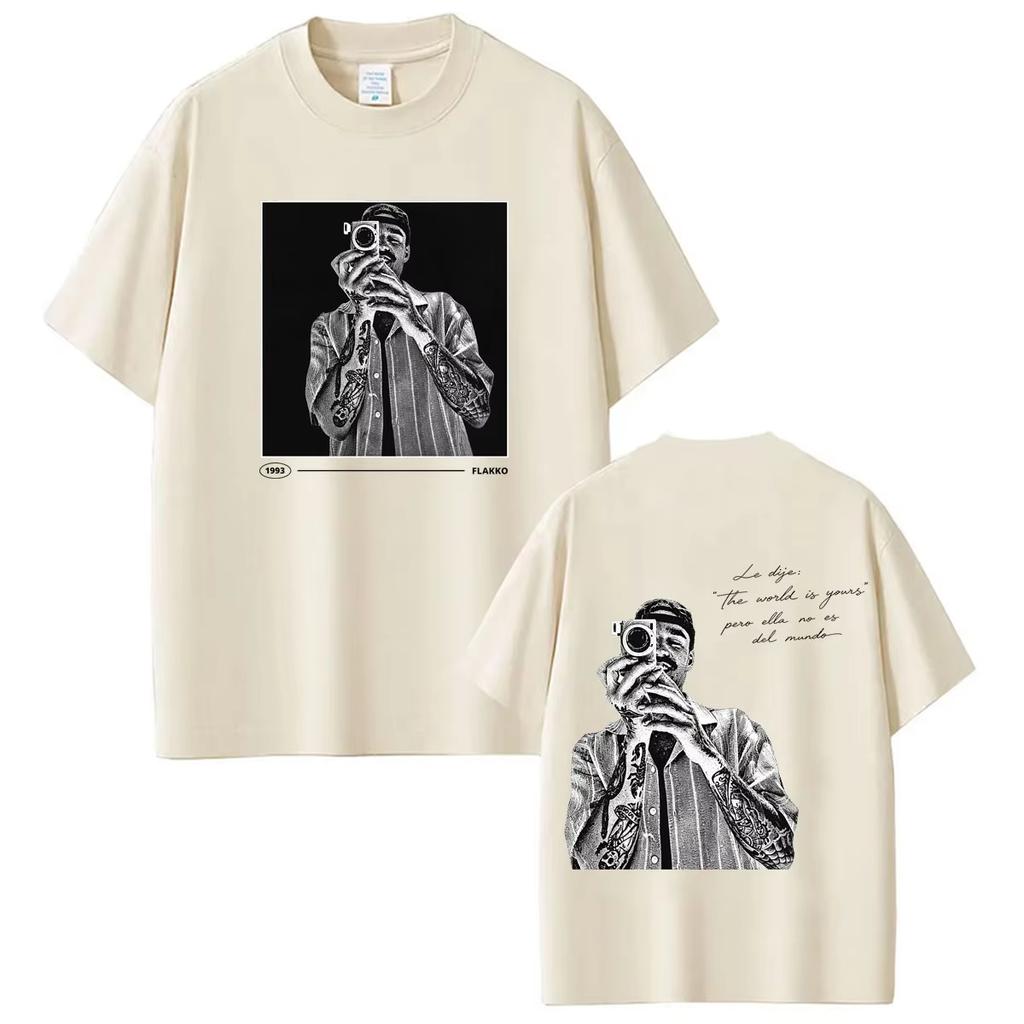 Rapper RELS B Album Tour 2026 Print T-shirt Men Women Fashion T-shirt Short-sleeved Cotton Casual Vintage Top Hip Hop Streetwear Oversized Tshirt