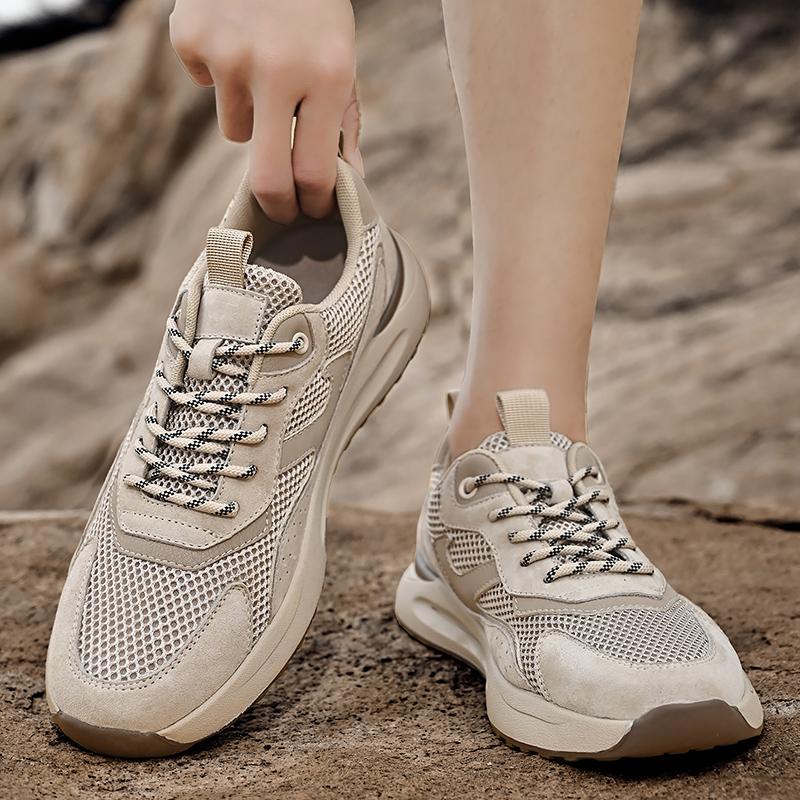 

Мужские дышащие кроссовки 2024 горячая распродажа мужская повседневная обувь для улицы на шнуровке мужская обувь для ходьбы на все случаи жизни мужские вулканизированные туфли 44 песчаный