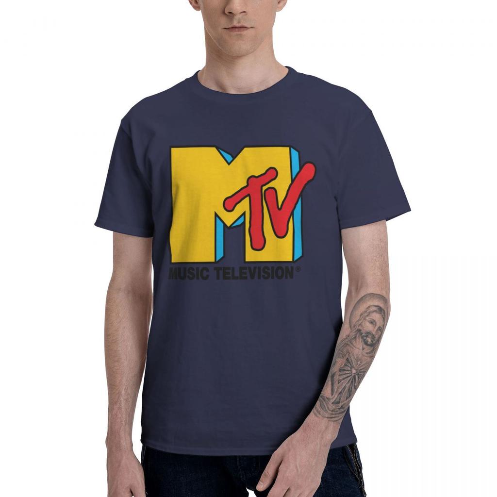 Fashion MTV Music Television TShirts 100 Cotton Round Neck Unisexs T Shirts Short Sleeve PlUnisex Tee Clothes Summer