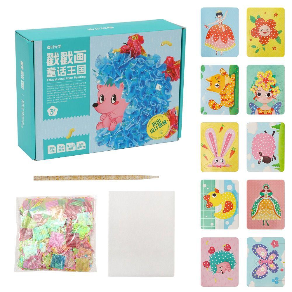 Puzzle Vzdělávací Poke Paint Art Stick 3D Vzdělávací hračky Poke Art Hračky pro kutily Domácí dekorace