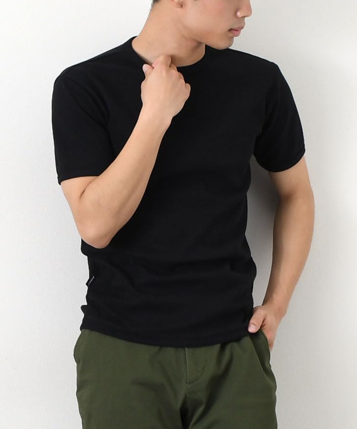 Avirex Daily Crew Neck Ribbed Short Royal T-Shirt, Sleeve, XL,