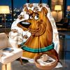 Scooby Print Blanket - Soft & Comfortable, for Bedroom, Travel, Sofa, Home Decoration - Birthday Christmas Gift for Friend