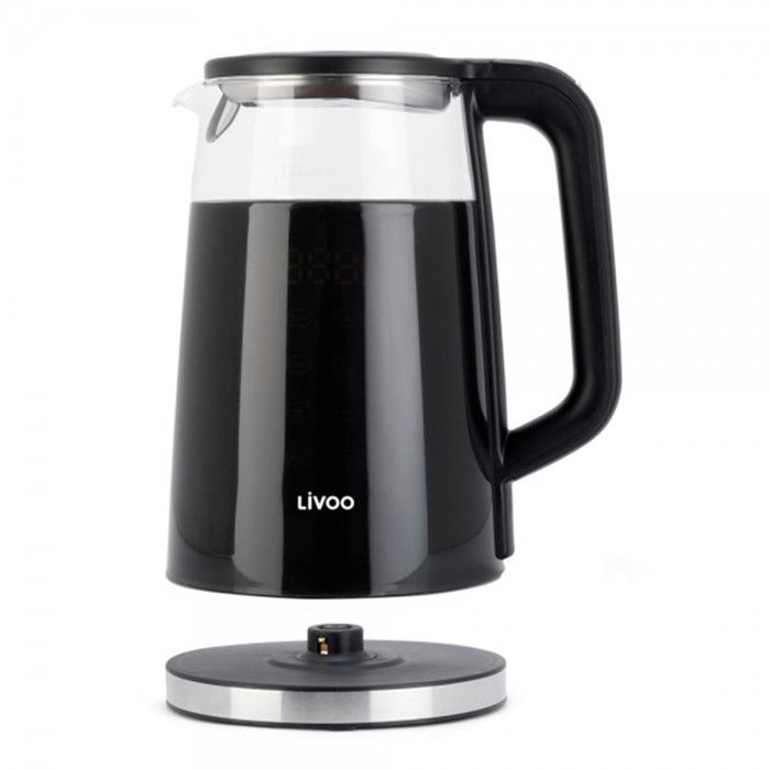 Bouilloire Digitale À Température Variable - Capacité 1,7 L - Puissance 1850-2200 W - Corps En Verre Borosilicate