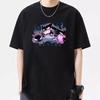 2025 Summer New Pokémon Handheld Game Cartoon Print T-shirt Men's and Women's Y2K Harajuku Loose Casual Short-sleeved Top