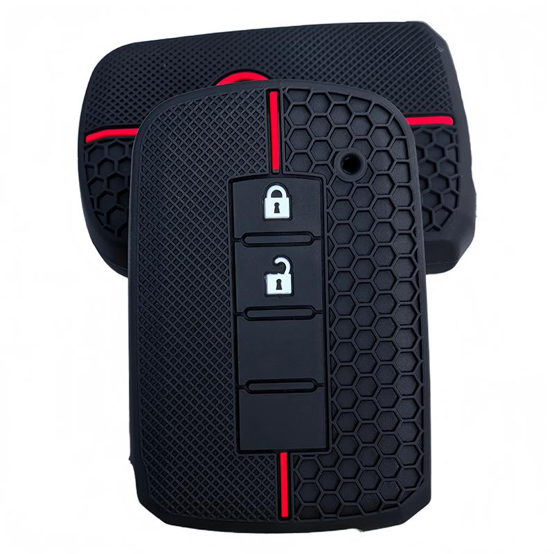 Silicone Key Case Cover For Toyota Auris Camry Rav4 Avalon Yaris Verso 2012- Keyless Fob Shell Holder Protector 2 Buttons