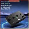 Live! Audio A3 Live External Sound Card Aluminum Alloy Body Professional Recording Musical Instrument Dubbing and Arrangement
