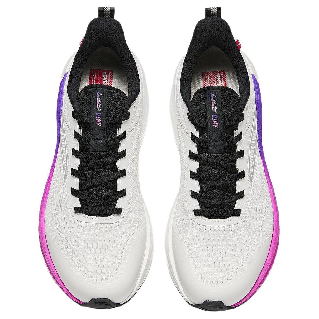 Anta Rocket 7 Slip Resistant Abrasion Resistant Low top Casual Running Shoes Men's White Purple Black 112545581-2