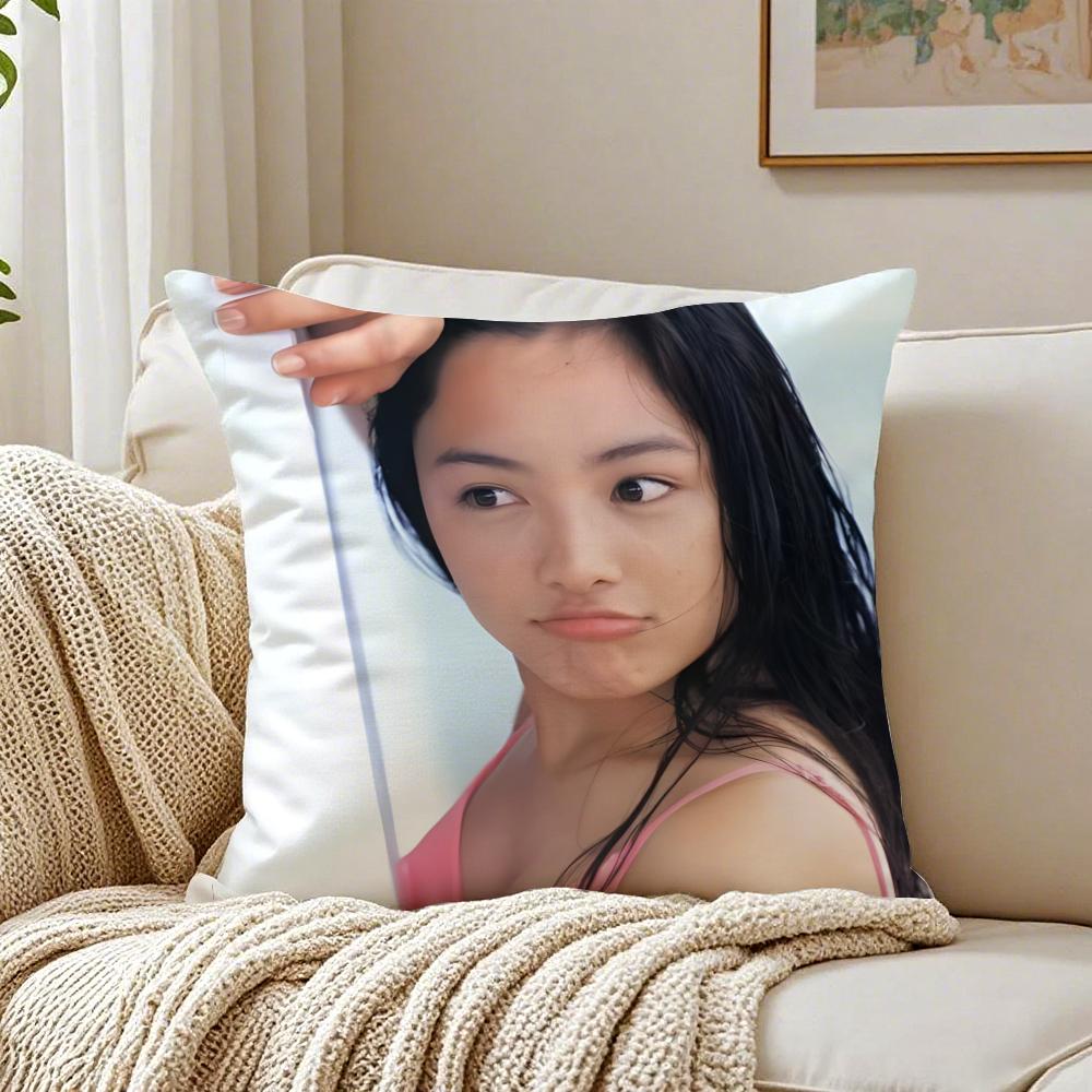 Yukie Nakama Pillow Japanese Actress Cushion Cushion Cover Pillowcase Antidustmite living Room Sofa Decor Cushion Room