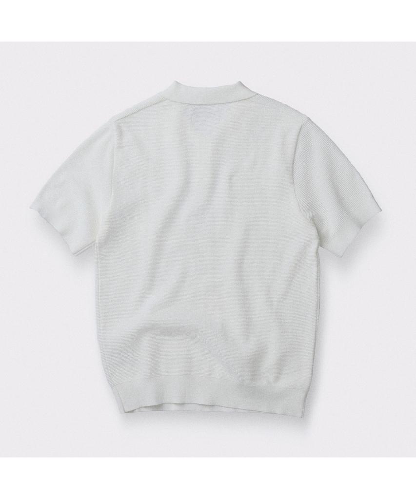 Henlikoteun [British Sporting Club] Waffle Short-Sleeves Polo Knit Abwam26711Whx