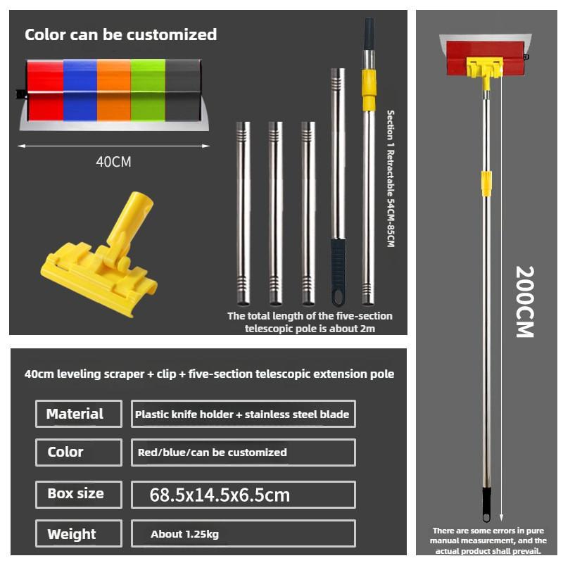 Stainless Steel Putty Leveling Scraper Scraping Putty Leveling Tool Box Wall Scraping And Plastering Tools