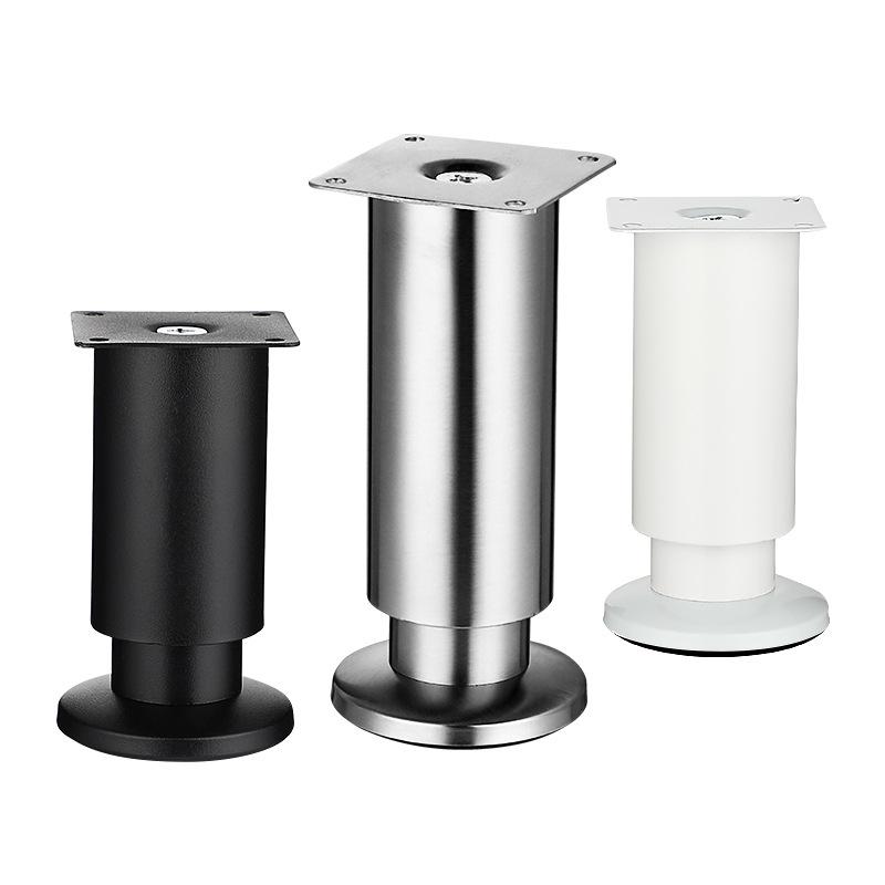 4pack Stainless Steel Furniture Support Legs, Adjustable Sofa Feet, Bed Legs, Table DIY Heightening Load-Bearing Accessories