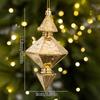 Red Gold Silver Christmas Baubles Plastic Material Hanging Ornaments New Christmas Balls  Xmas Tree