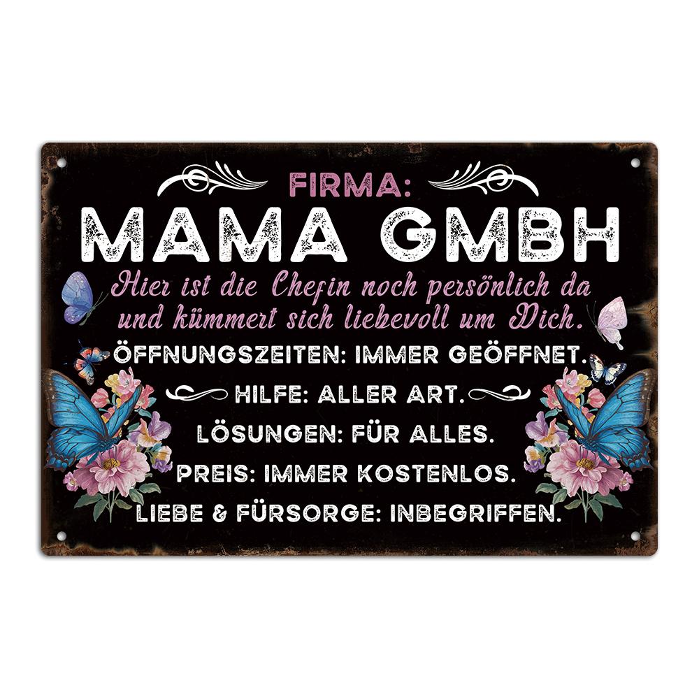 Putuo Decor 1pc Art German Vintage Metal Sign, 7.9x11.8Inches,Wall Art Decor for Home Farmhouse Living Room Shop Club, Fun Gifts