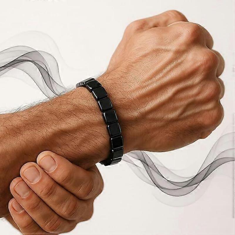 Hemys Hematite Bracelet Men,Hematite Bracelets For Men