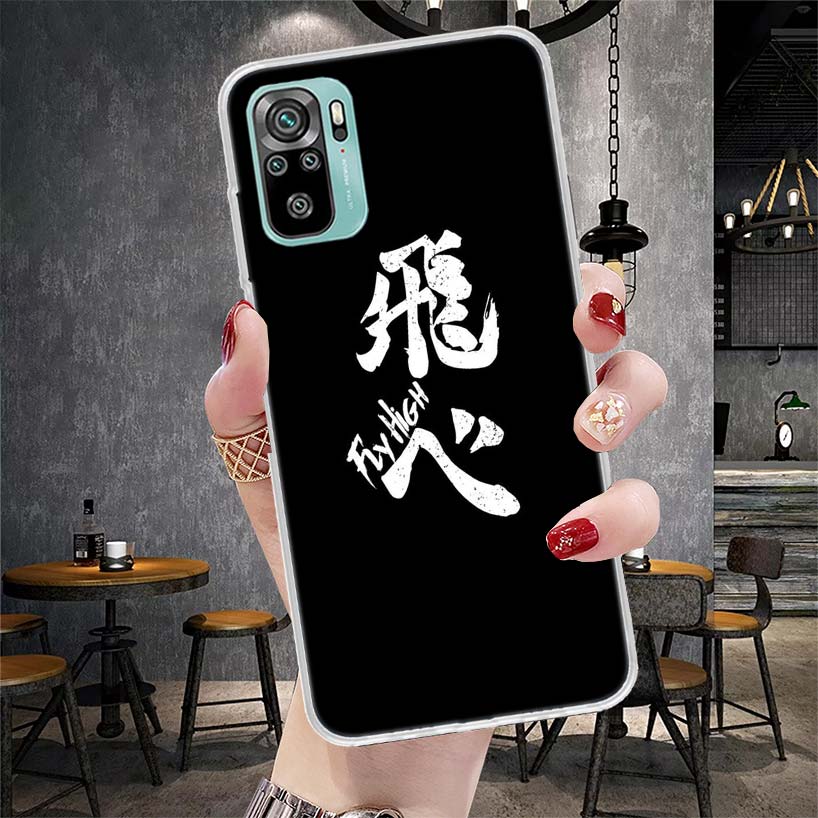 Haikyuu Oya Volleyball Anime Soft Phone Case For Xiaomi Redmi Note 15 14 14S 13 12 Pro Plus 12S 11 11S 11E 10 10S 11T 5G Fundas