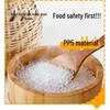 Jiwanggu 2000ml Disposable Food Containers with Clear Flat Lids (90 Sets)