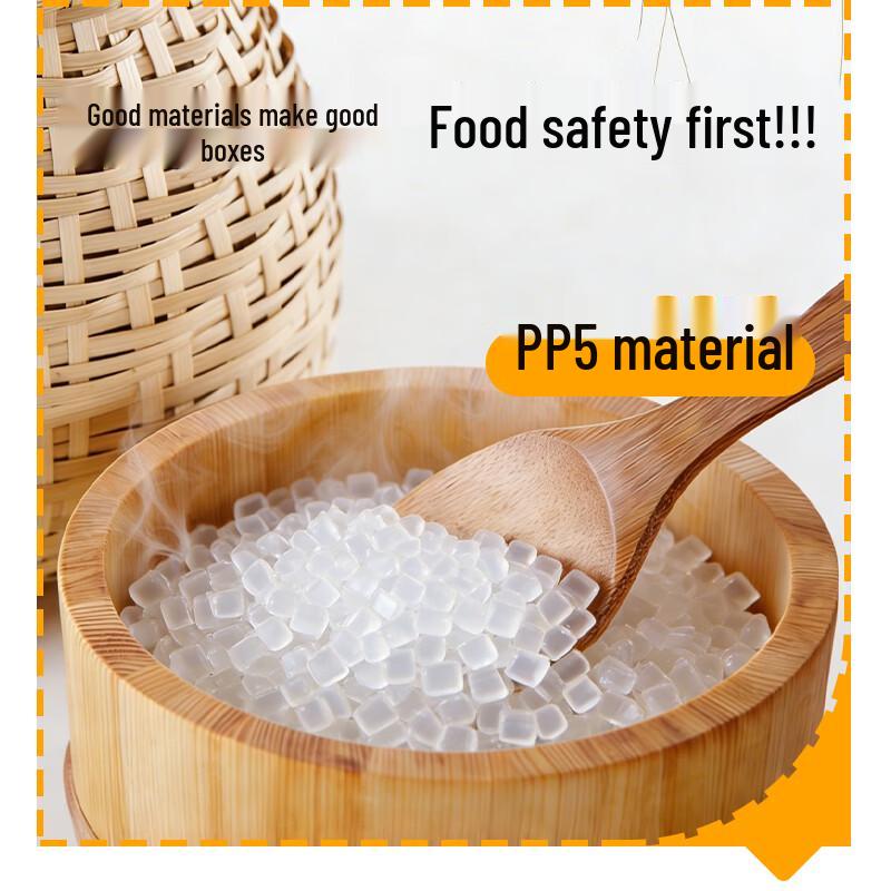 Jiwanggu 2000ml Disposable Food Containers with Clear Flat Lids (90 Sets)