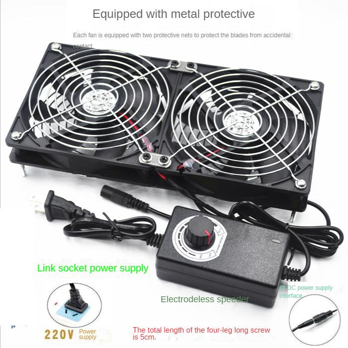 12cm Mini Cooling Fan Soldering Fume for Phone Motherboard Welding Repair Tool Pipe Duct Window Wall Extractor Fan