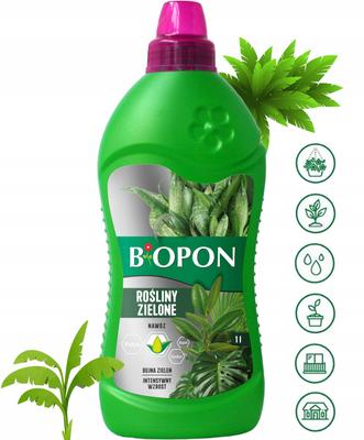 Bopon - Växtnäring för Gröna Växter Flytande 1L