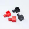 2Pcs Square Motorcycle Car Battery Terminals Rubber Covers Battery Terminals Protection Sleeve Positive Negative Pole Cover