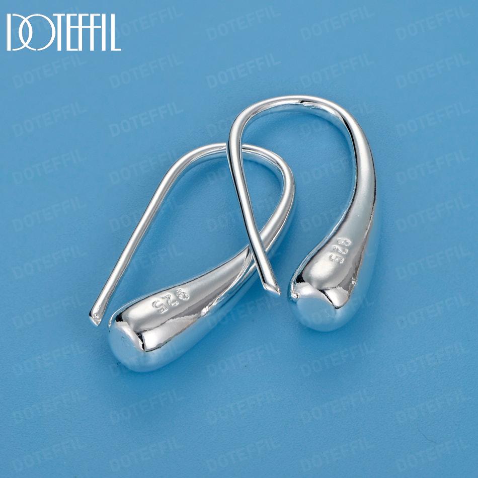 Pendentif goutte d'eau/goutte de pluie en argent sterling 925, bijou de mariage tendance