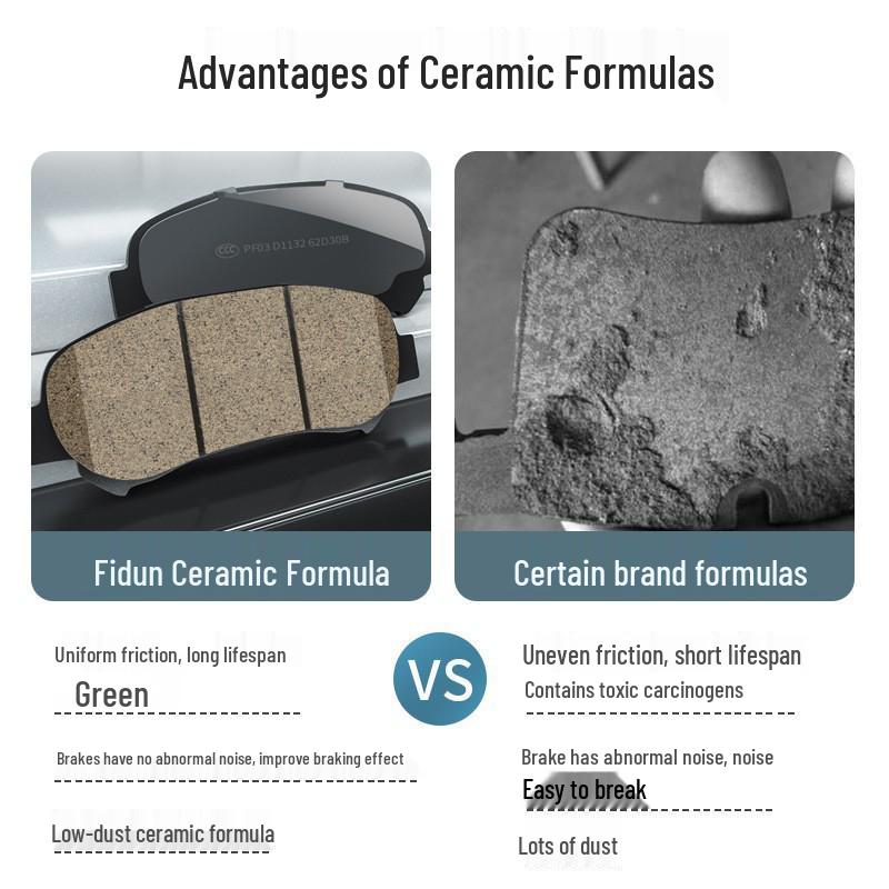 Fidun Brake Pads for Nissan NV200, D22, Paladin, Rich Qi D21, Shuai Ke, Yu Xuan - Front & Rear
