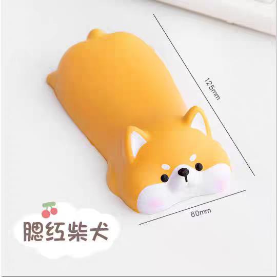 Decompression mouse pad wrist support pad, women s wrist pad, cute cartoon office desk pad, wrist rest, hand rest, hand pillow