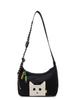 Cat Style Tote Bag For Women With Cotton Material And Zipper Closure For Daily Use