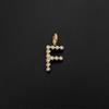 eManco Stainless Steel Style 26-Letter Pendant with Crystal Elements Suitable for Daily Wear Dating Social Fashion Jewelry